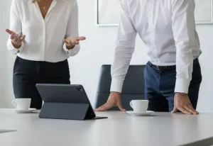 asesoría para sociedades en Tabernes Blanques con tablet grupo de profesionales